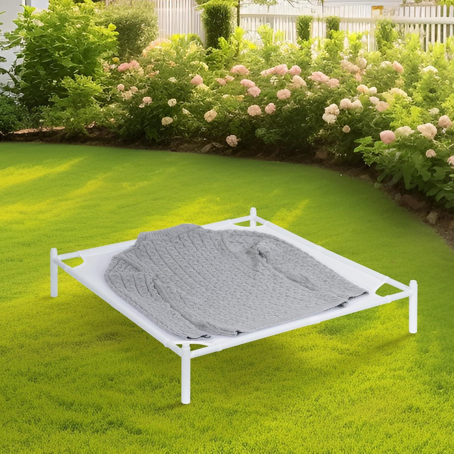 Estante de Secado STORAGE MANIAC 71x71 cm Apilable Blanco