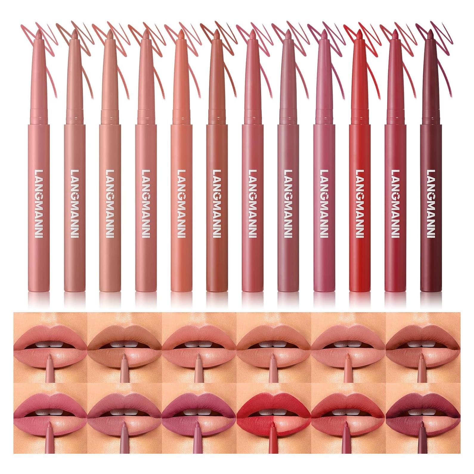 Set de Lápices Labiales Mate Jolilab - 12 Piezas Hidratantes