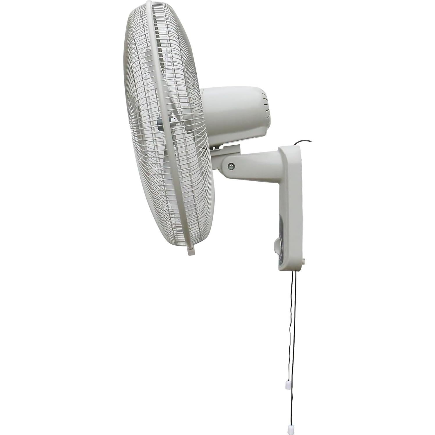 Ventilador de Pared Oscilante iLiving Glow 45 cm 3 Velocidades