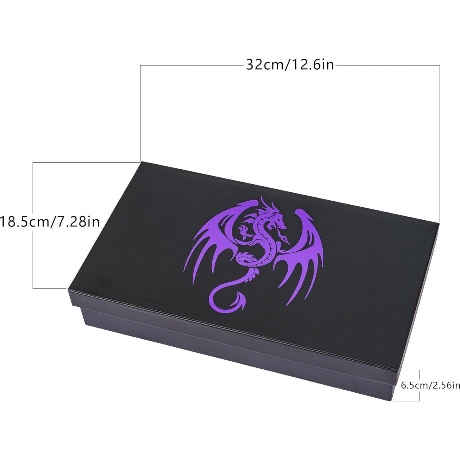 Caja de Almacenamiento D&D KSNDie 4 en 1 Púrpura