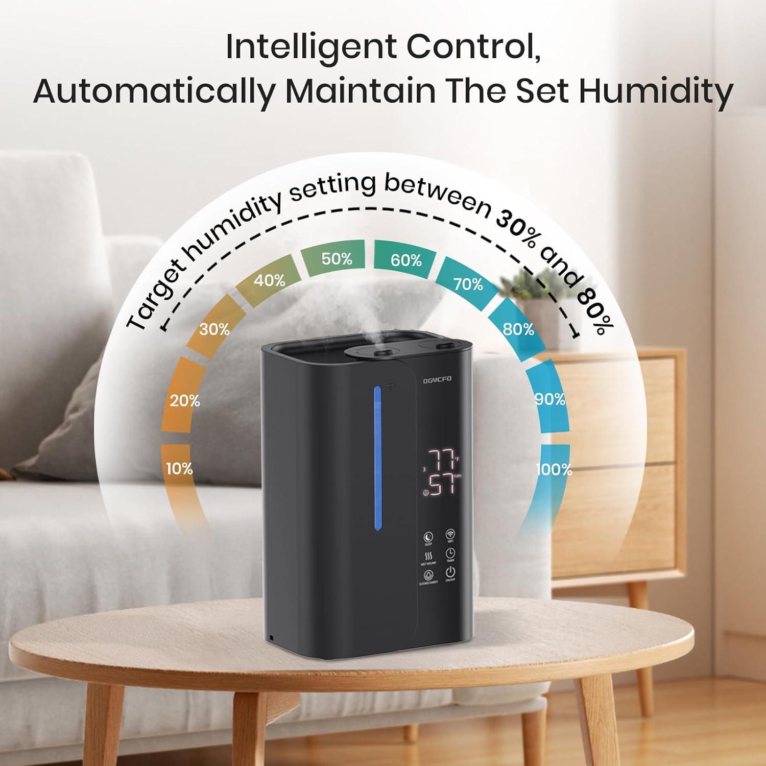 Humidificador ultrasónico OGACFO 5L control remoto 28dB