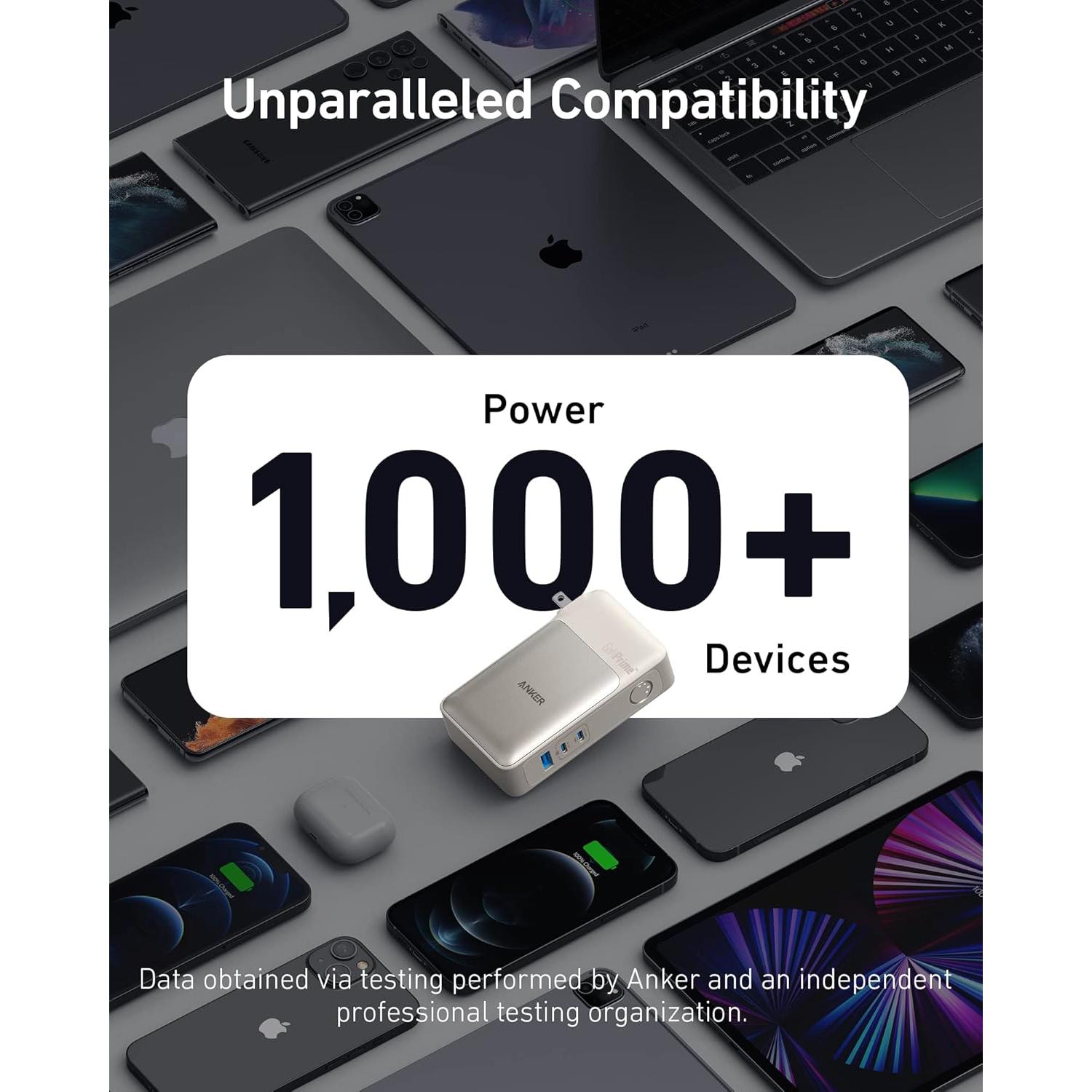 Cargador Portátil Anker GaNPrime 10,000mAh 65W USB-C