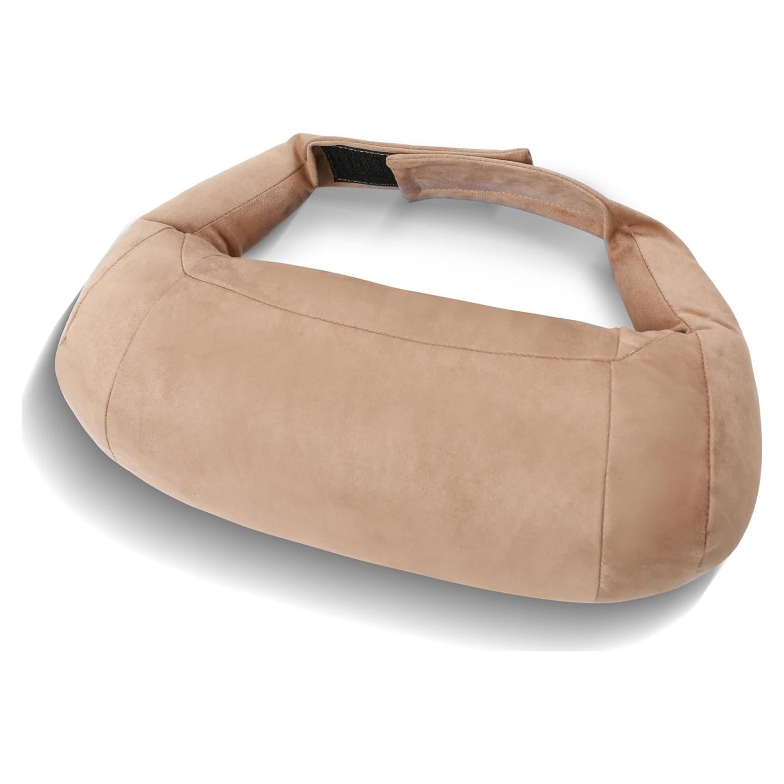 Almohada de Cuello POKSRI Beige para Automóvil 30x15cm