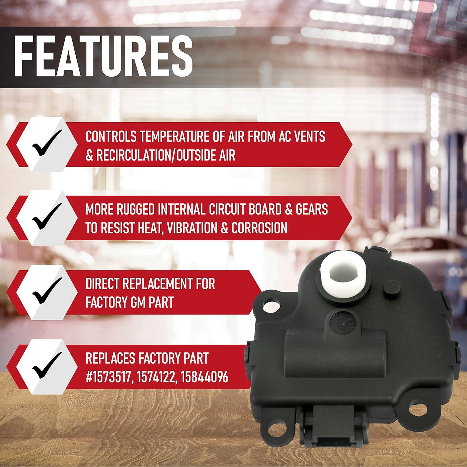 Actuador de Puerta de Mezcla HVAC AA Ignition 52409974 - Chevy Impala 2004-2013