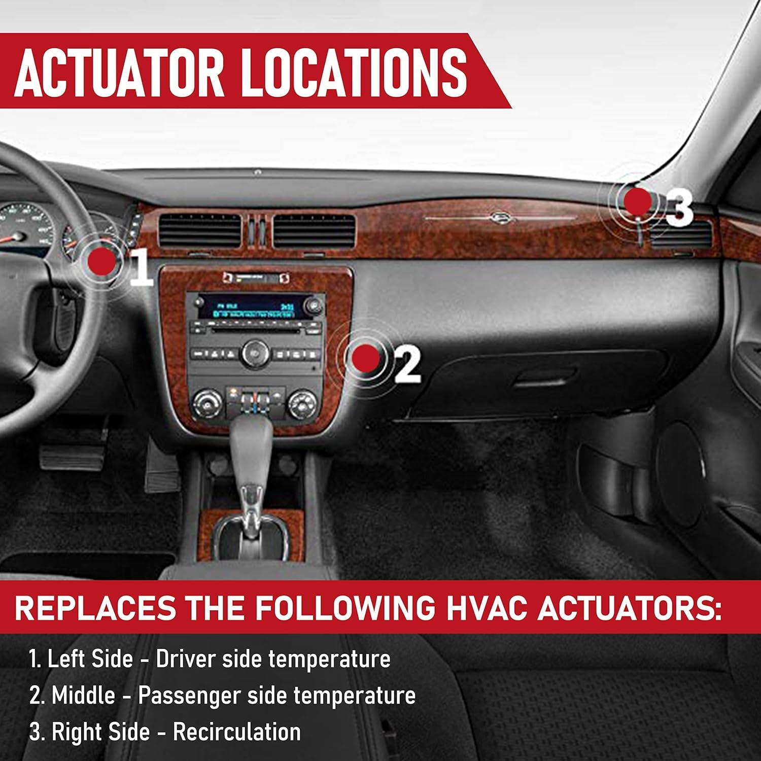 Actuador de Puerta de Mezcla HVAC AA Ignition 52409974 - Chevy Impala 2004-2013