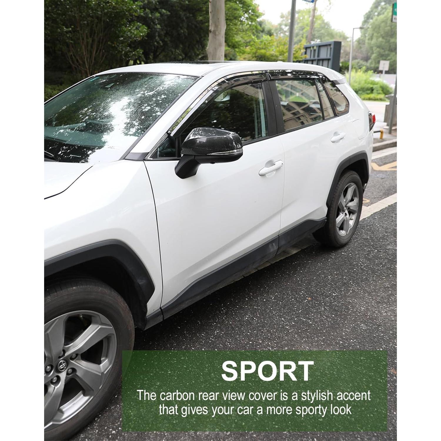 Cubierta de Espejo Retrovisor YAKANEY para Toyota Highlander 2020-2025