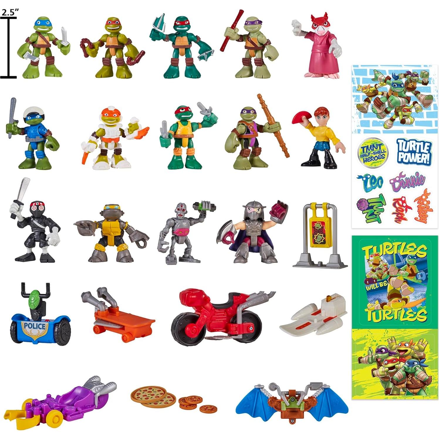 Calendario de Cuenta Regresiva Tortugas Ninja Playmates 33x7.6 cm