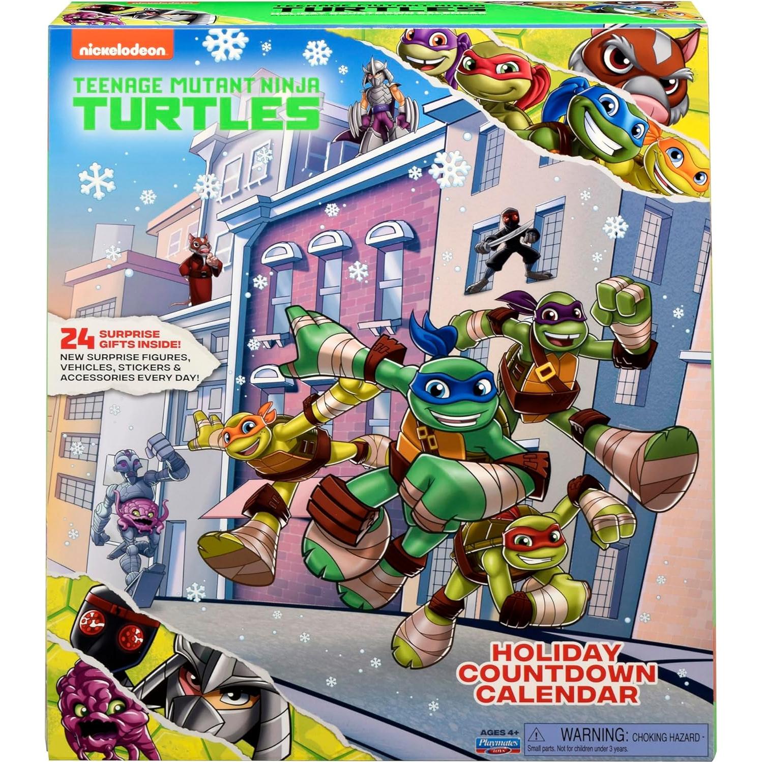 Calendario de Cuenta Regresiva Tortugas Ninja Playmates 33x7.6 cm