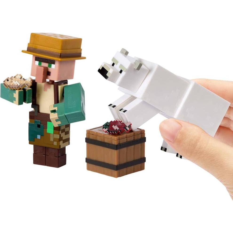Figuras de Acción Minecraft Mattel Set de 2 - 8.26 cm