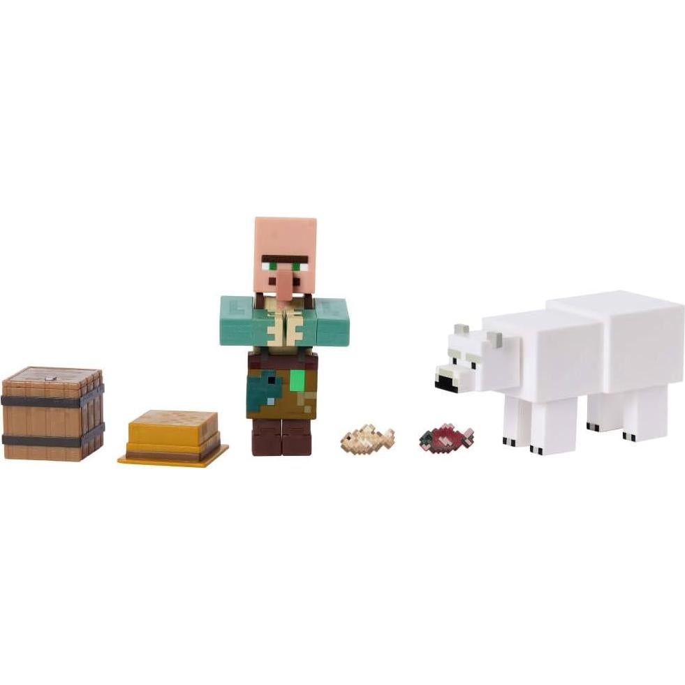 Figuras de Acción Minecraft Mattel Set de 2 - 8.26 cm