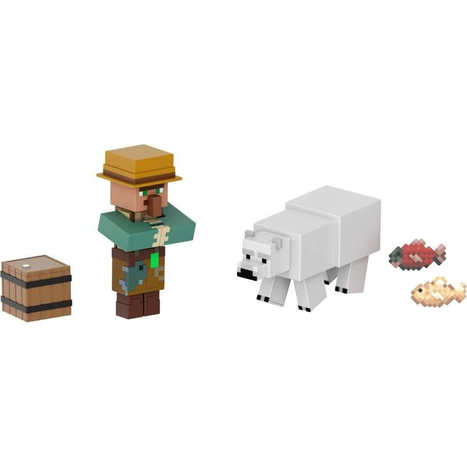 Figuras de Acción Minecraft Mattel Set de 2 - 8.26 cm