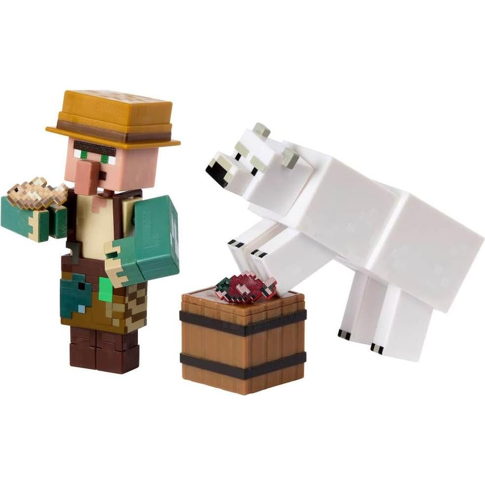 Figuras de Acción Minecraft Mattel Set de 2 - 8.26 cm