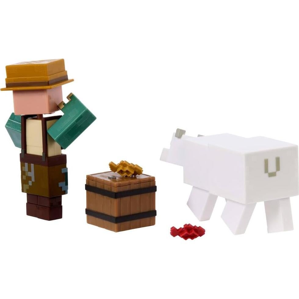 Figuras de Acción Minecraft Mattel Set de 2 - 8.26 cm