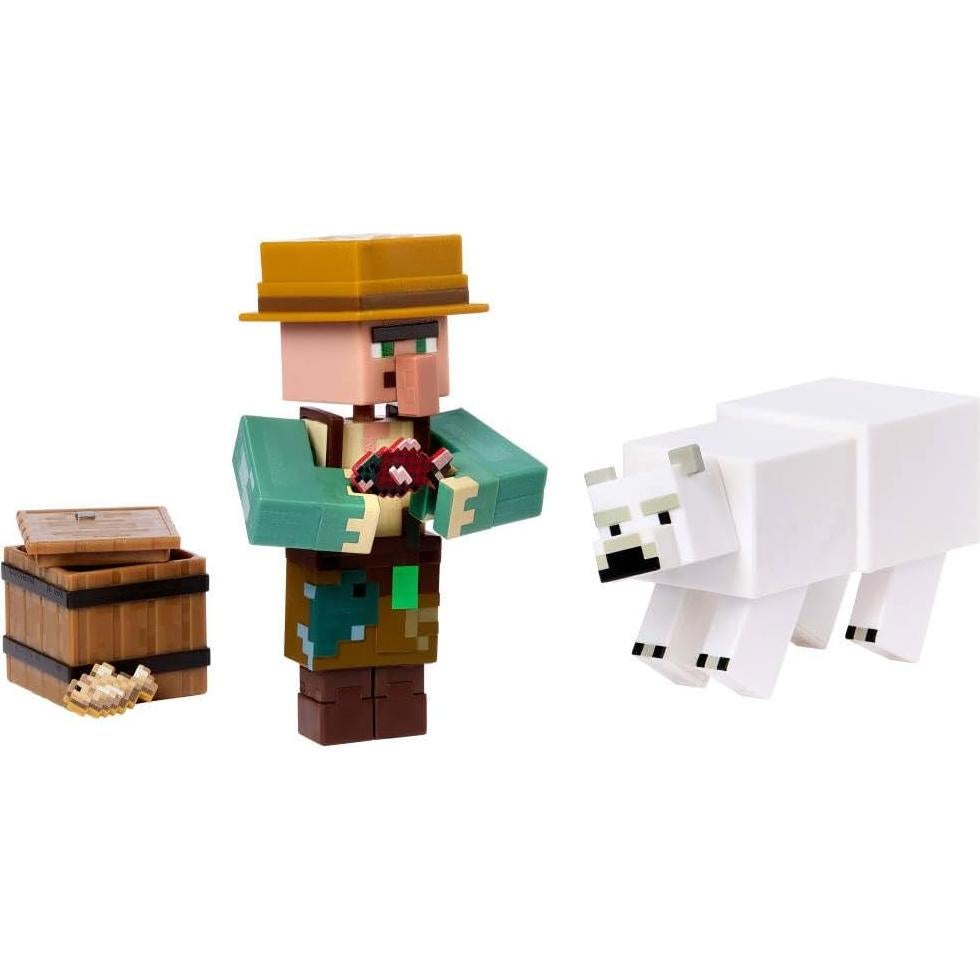 Figuras de Acción Minecraft Mattel Set de 2 - 8.26 cm