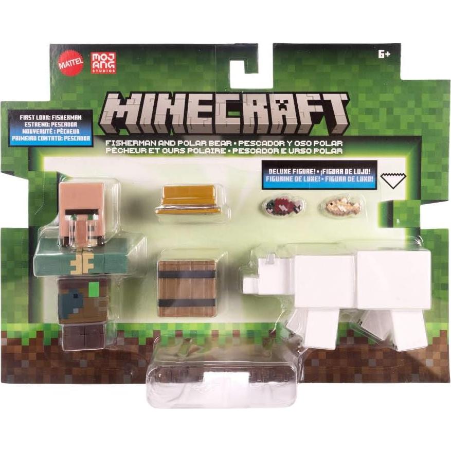 Figuras de Acción Minecraft Mattel Set de 2 - 8.26 cm