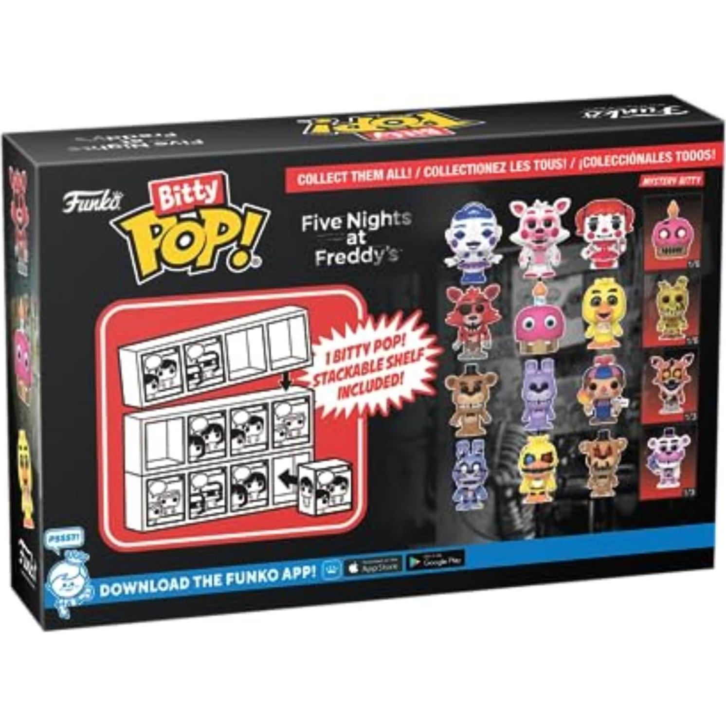 Bitty POP! Five Nights at Freddy's (FNAF)- Nightmare Bonnie and A Surprise Mystery Mini Figure - 0.9 Inch (2.2 Cm) Collectable - Gift Idea