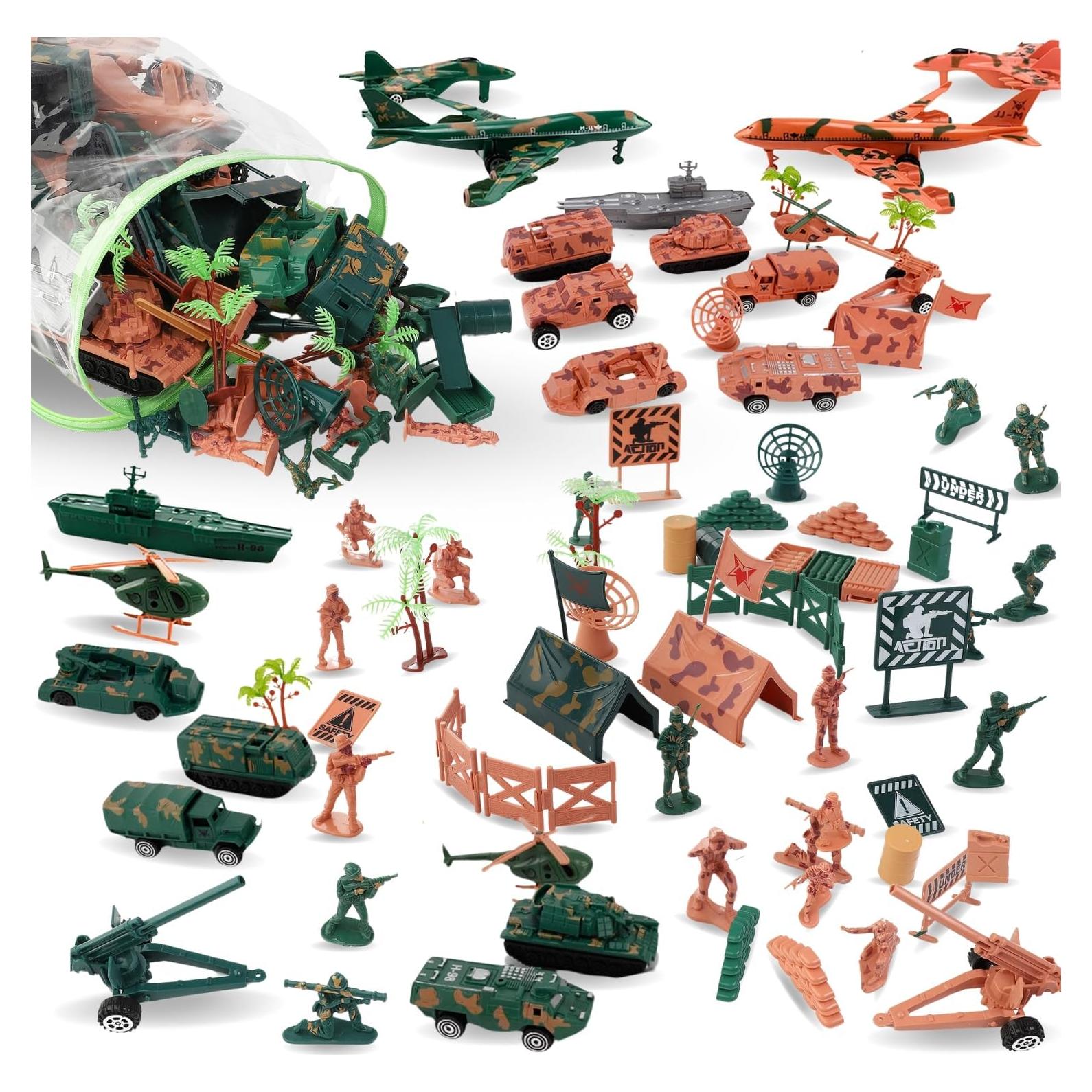 Figuras de Acción Liberty Imports Fuerza Aérea 73 Piezas