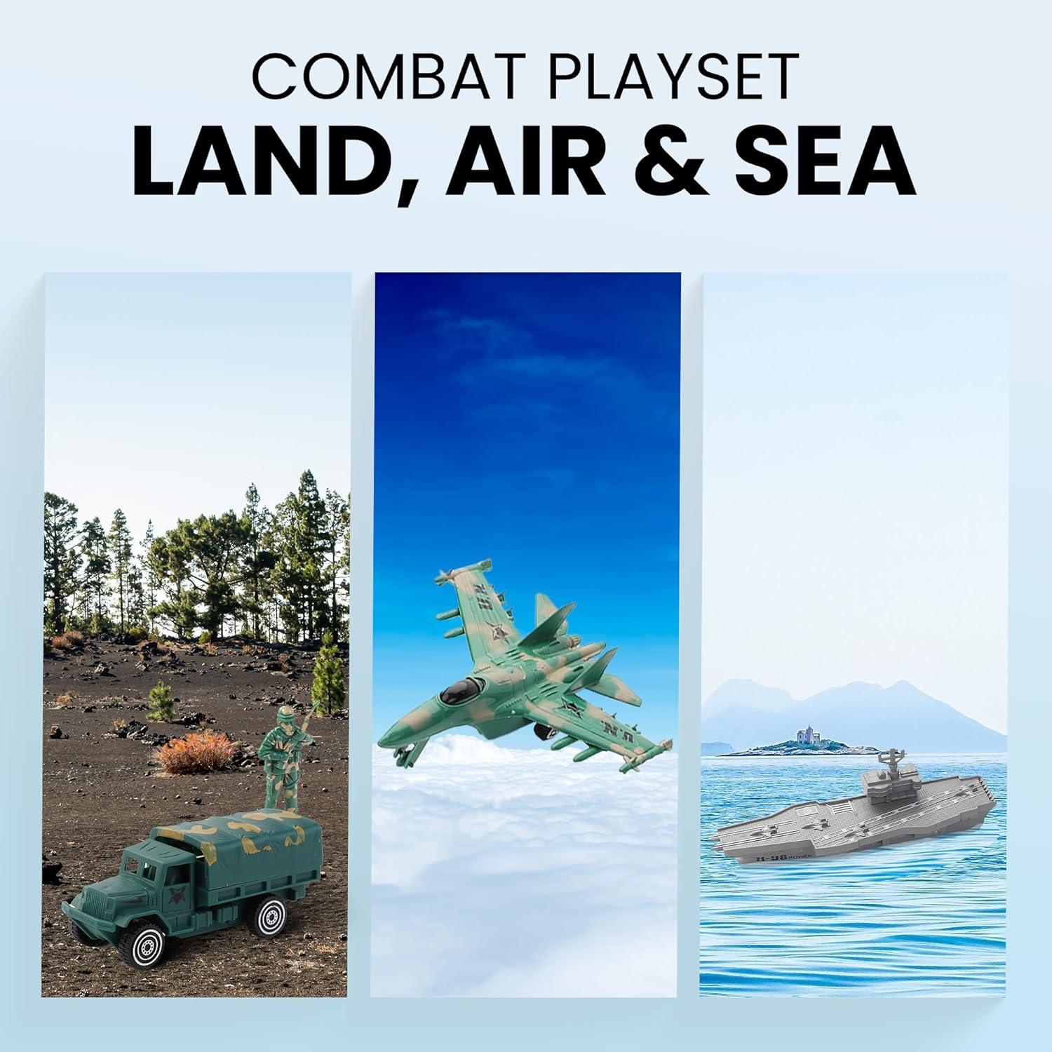 Figuras de Acción Liberty Imports Fuerza Aérea 73 Piezas