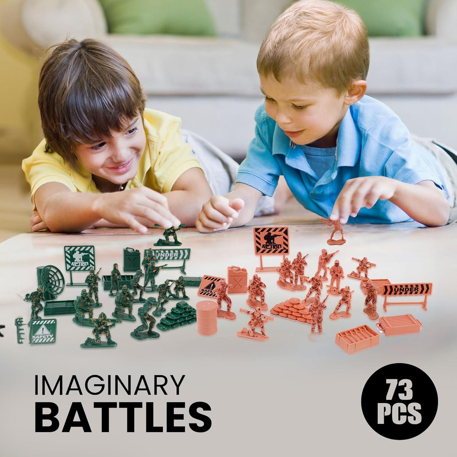 Figuras de Acción Liberty Imports Fuerza Aérea 73 Piezas