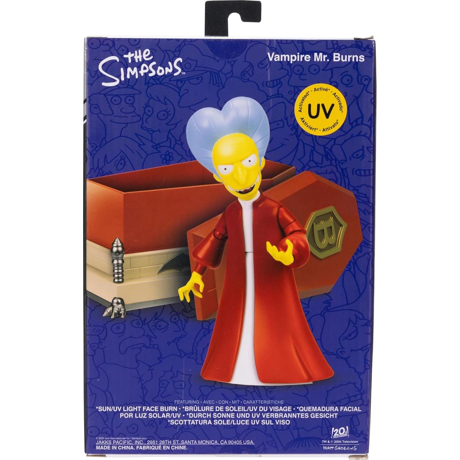 Figura de Acción Premium Vampiro Sr. Burns JAKKS 13 cm