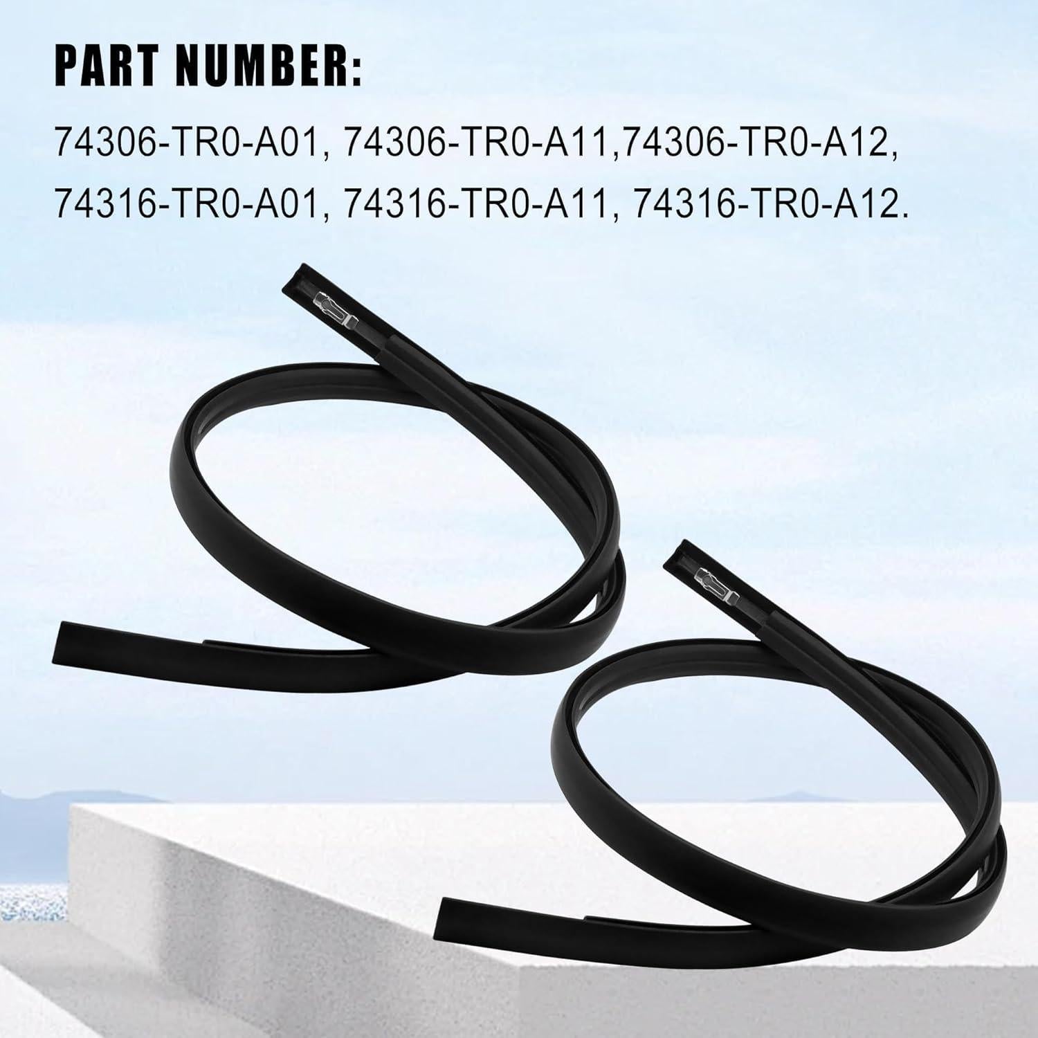 Kit de Moldura de Techo para Honda Civic Sedán 2012-2015