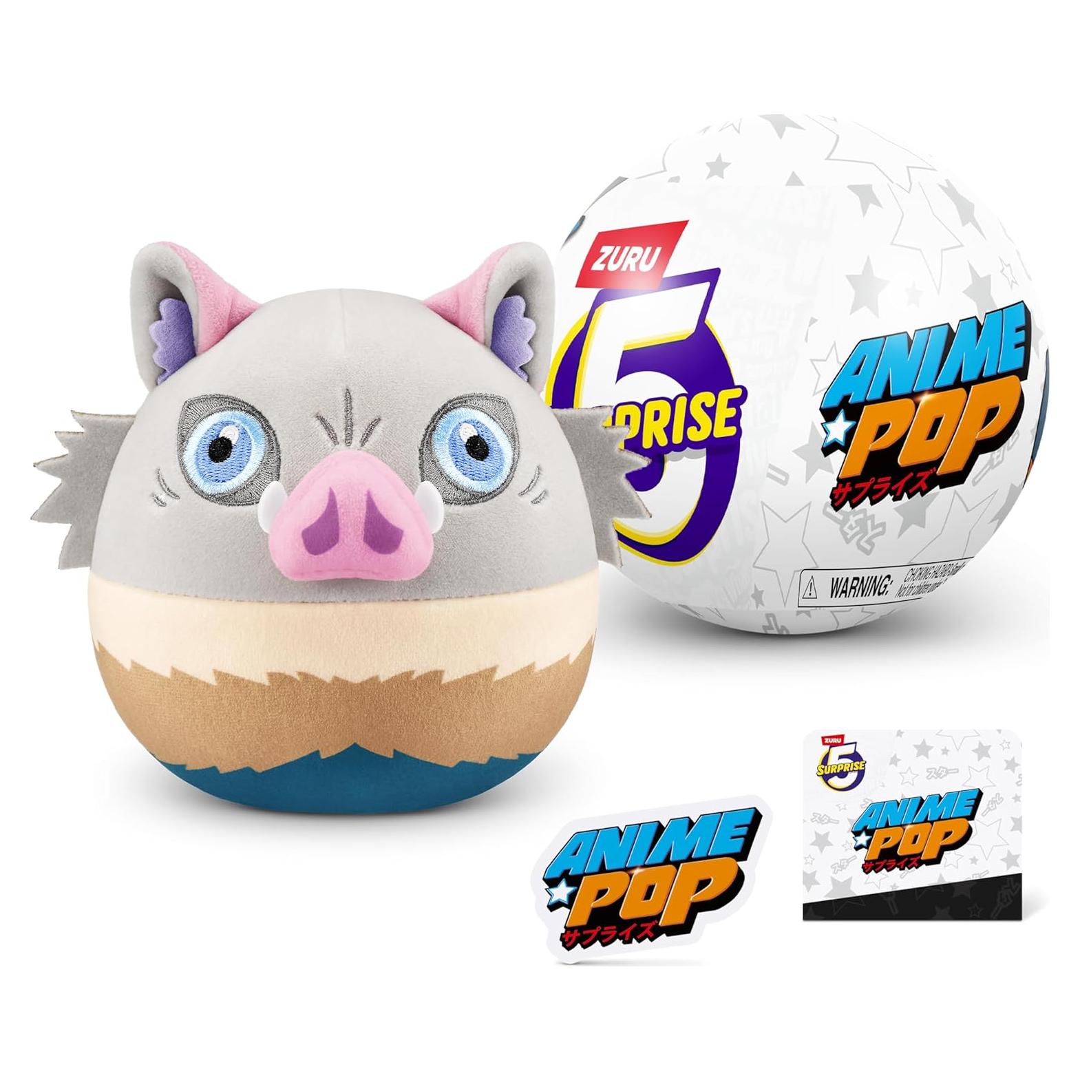 Peluche Sorpresa Anime Pop ZURU 11.5 cm Naruto Demon Slayer