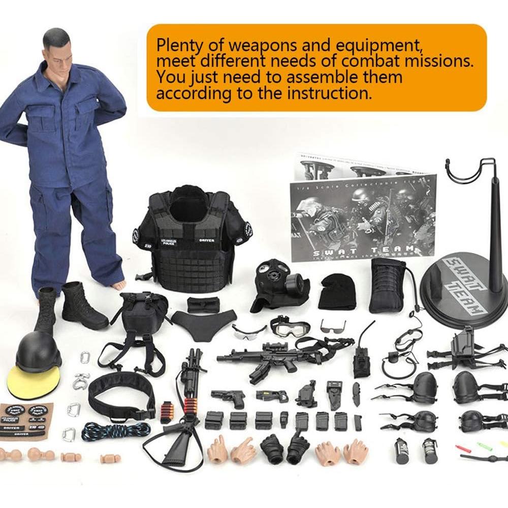 Figura de Acción YEIBOBO SWAT 30,48 cm Detallada