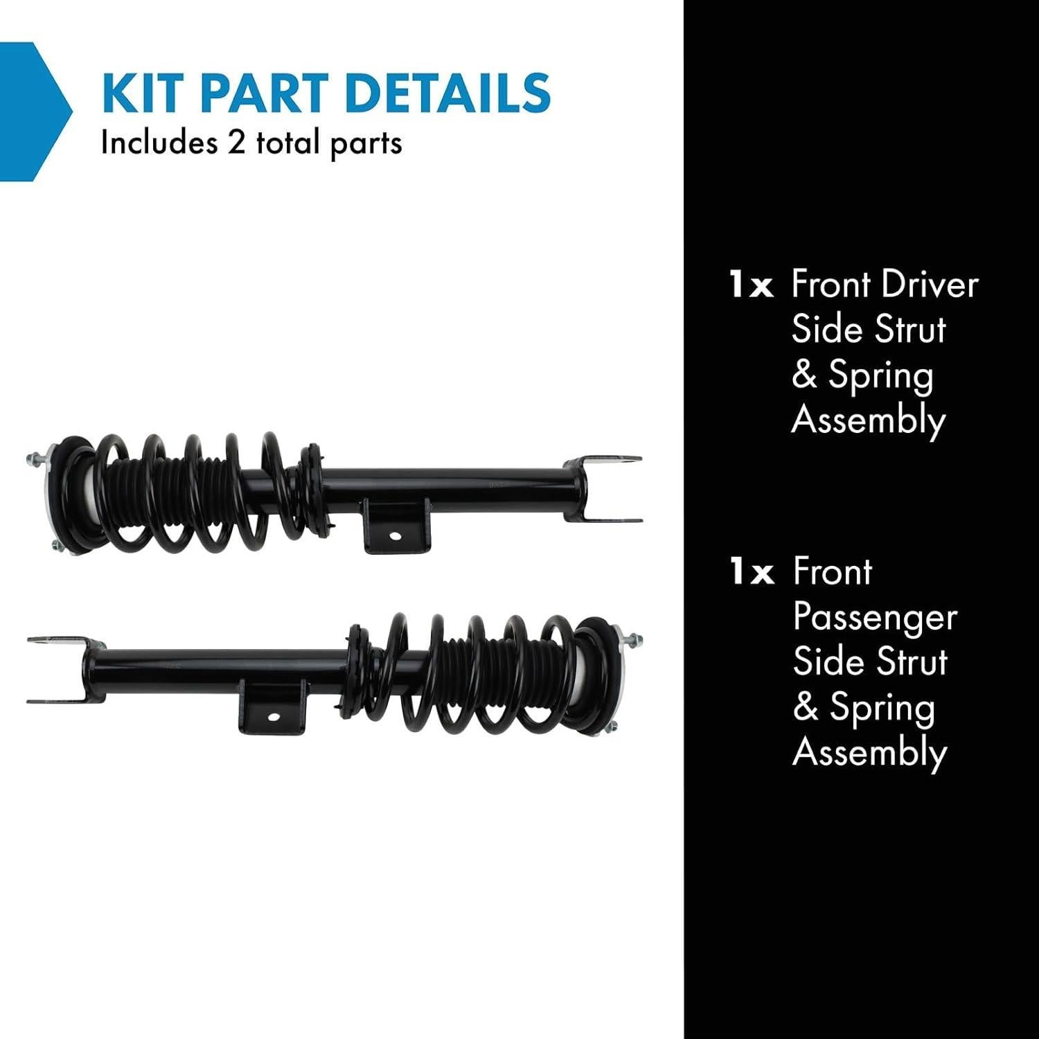 Conjunto de strut y resorte TRQ SCA37197 para Tesla Model 3 2017-2022