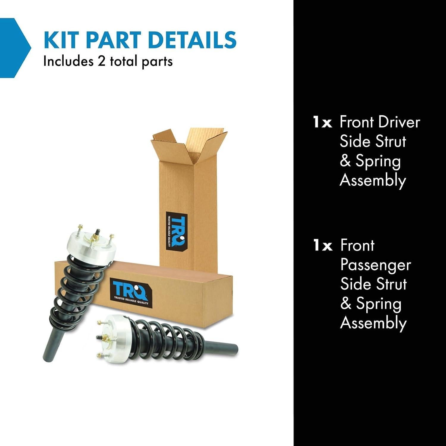 Conjunto de strut y resorte TRQ SCA57360 2 piezas BMW X5/X6