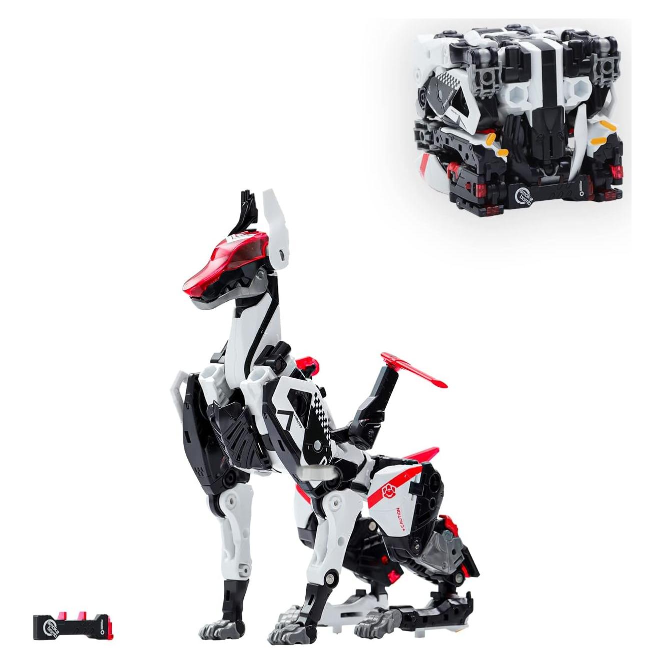 Figuras de Acción 52TOYS ROARMEO Mecha Perro y Cubo 15cm