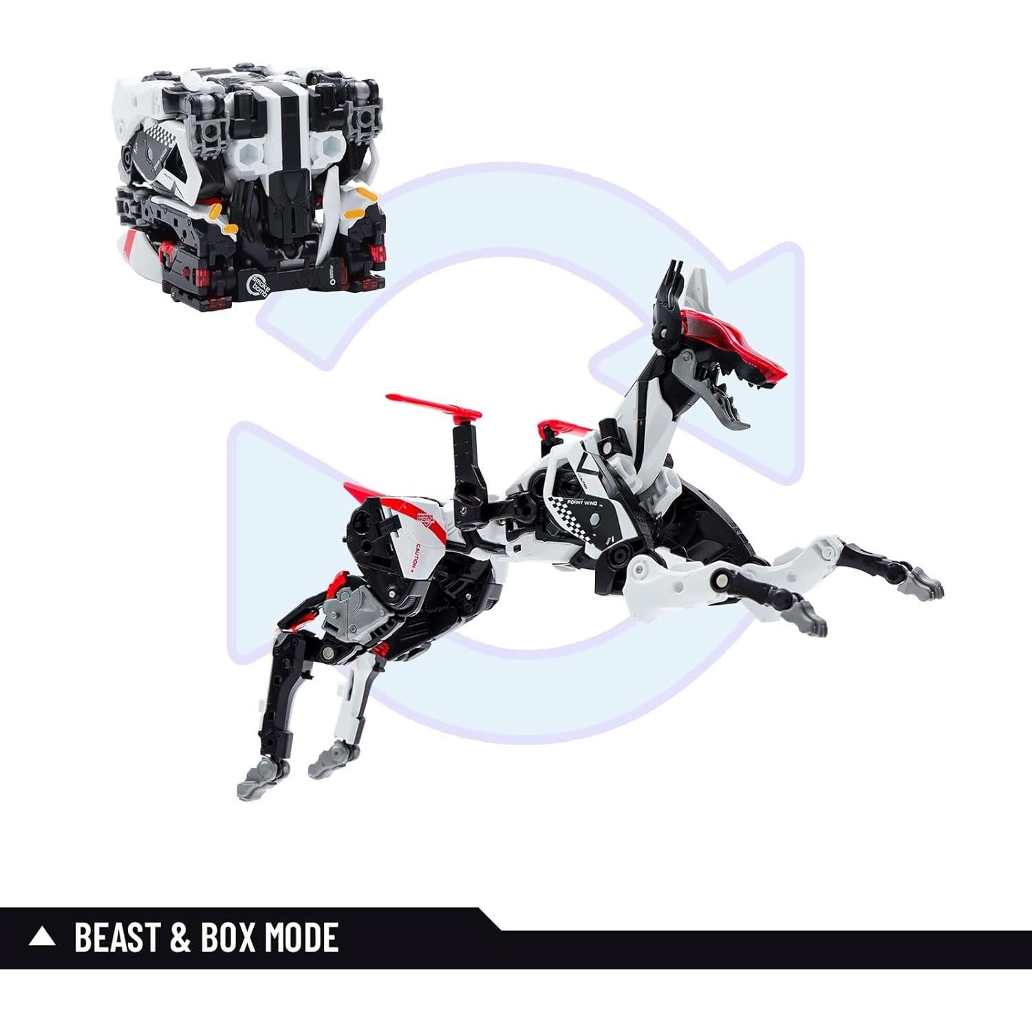 Figuras de Acción 52TOYS ROARMEO Mecha Perro y Cubo 15cm