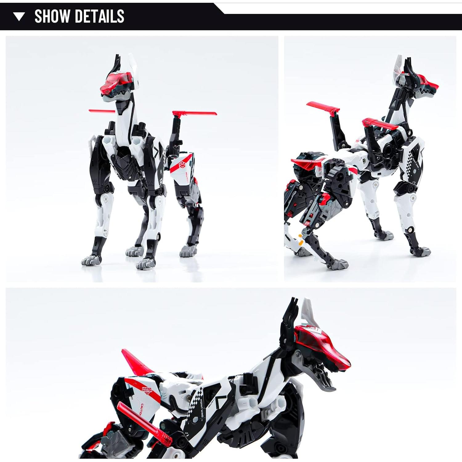 Figuras de Acción 52TOYS ROARMEO Mecha Perro y Cubo 15cm