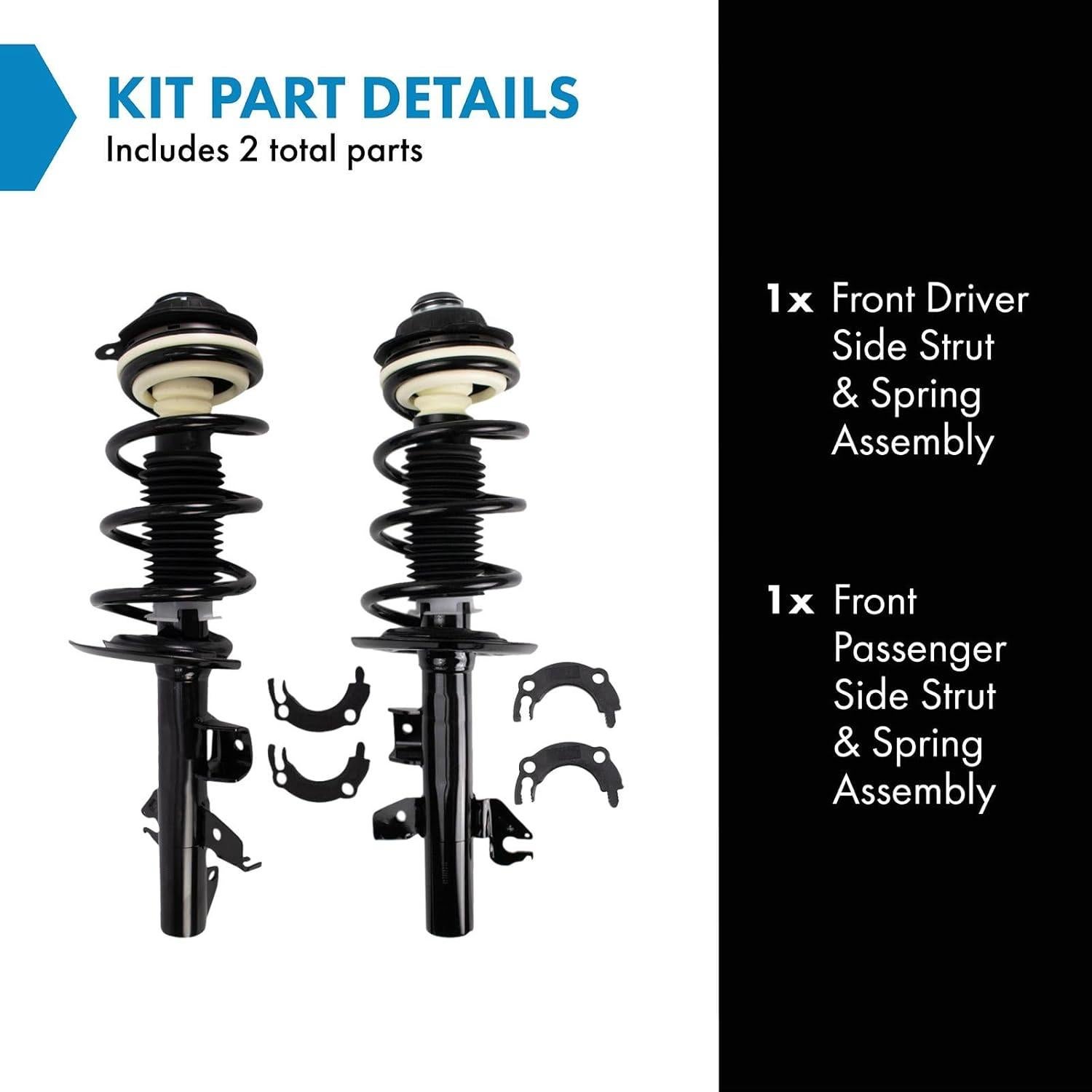 Conjunto de strut y resorte TRQ SCA28768 para Jeep Cherokee 2014-2022