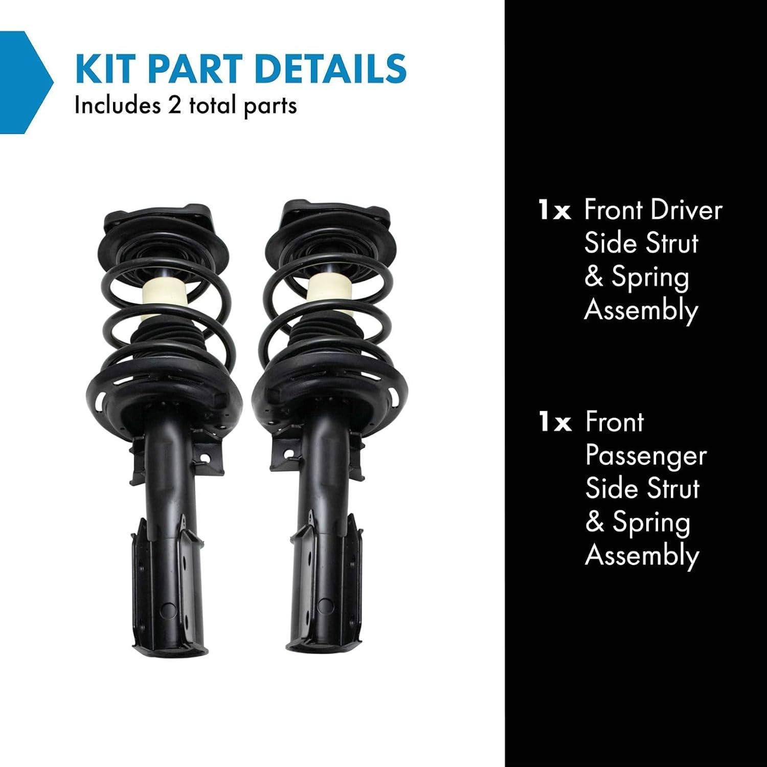 Conjunto de Strut y Resorte Delantero TRQ SCA64705 para Mercedes-Benz