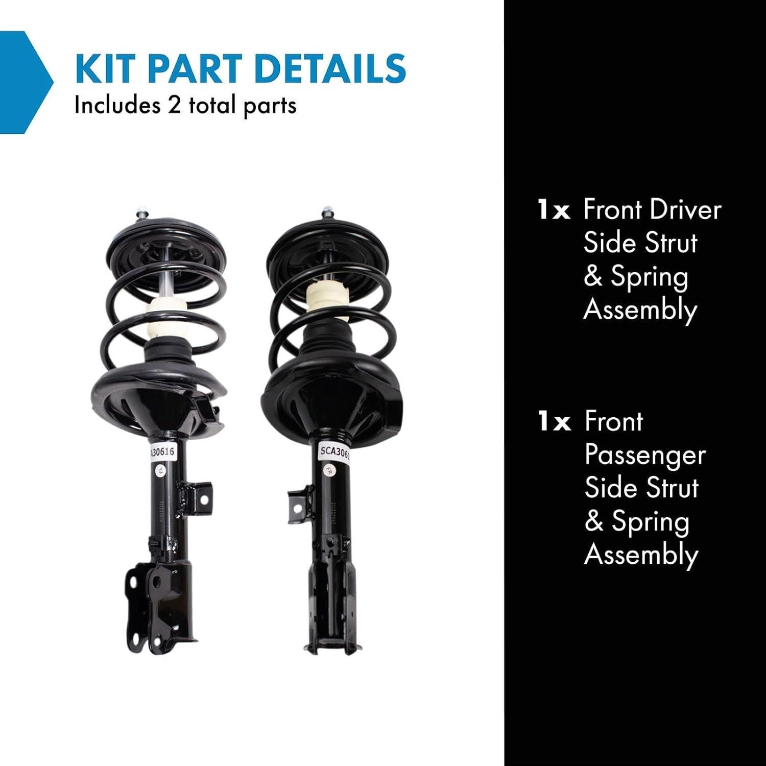 Conjunto de Strut y Resorte TRQ SCA31094 para Mitsubishi Outlander Sport 2011-2019