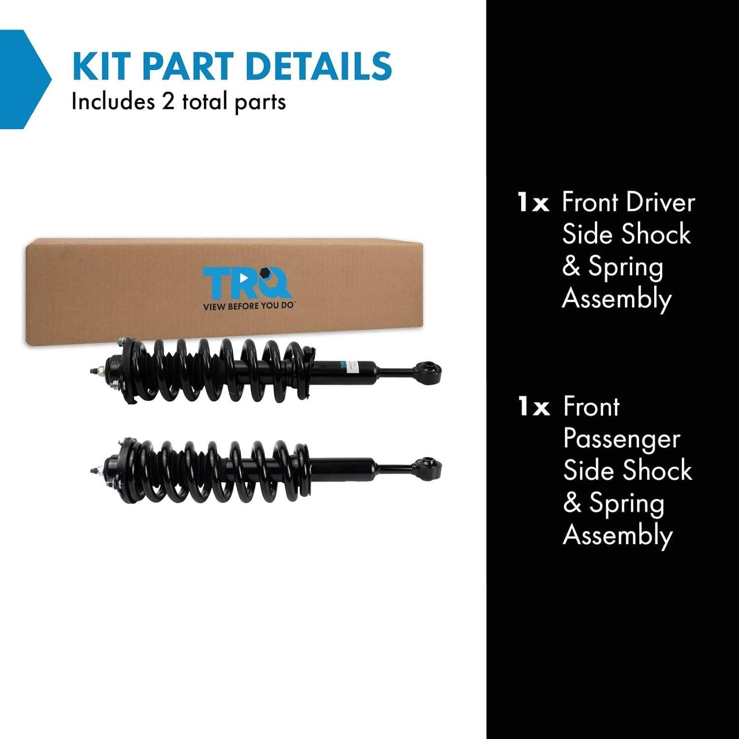 Conjunto de Amortiguador y Resorte TRQ 2 Piezas Toyota Tacoma 2016-2023