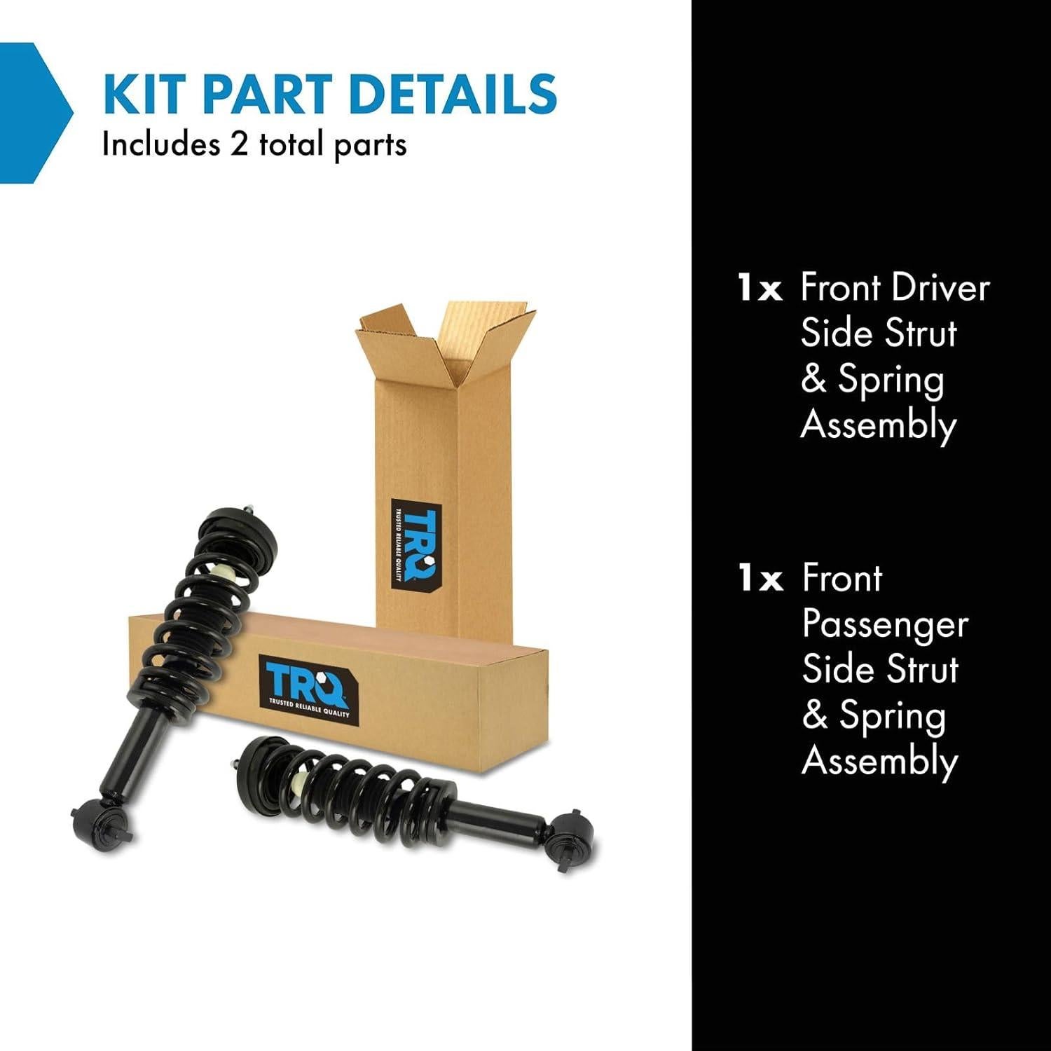 Conjunto de Strut y Resorte Delantero TRQ SCA50588 2 Piezas Ford F-150 2014