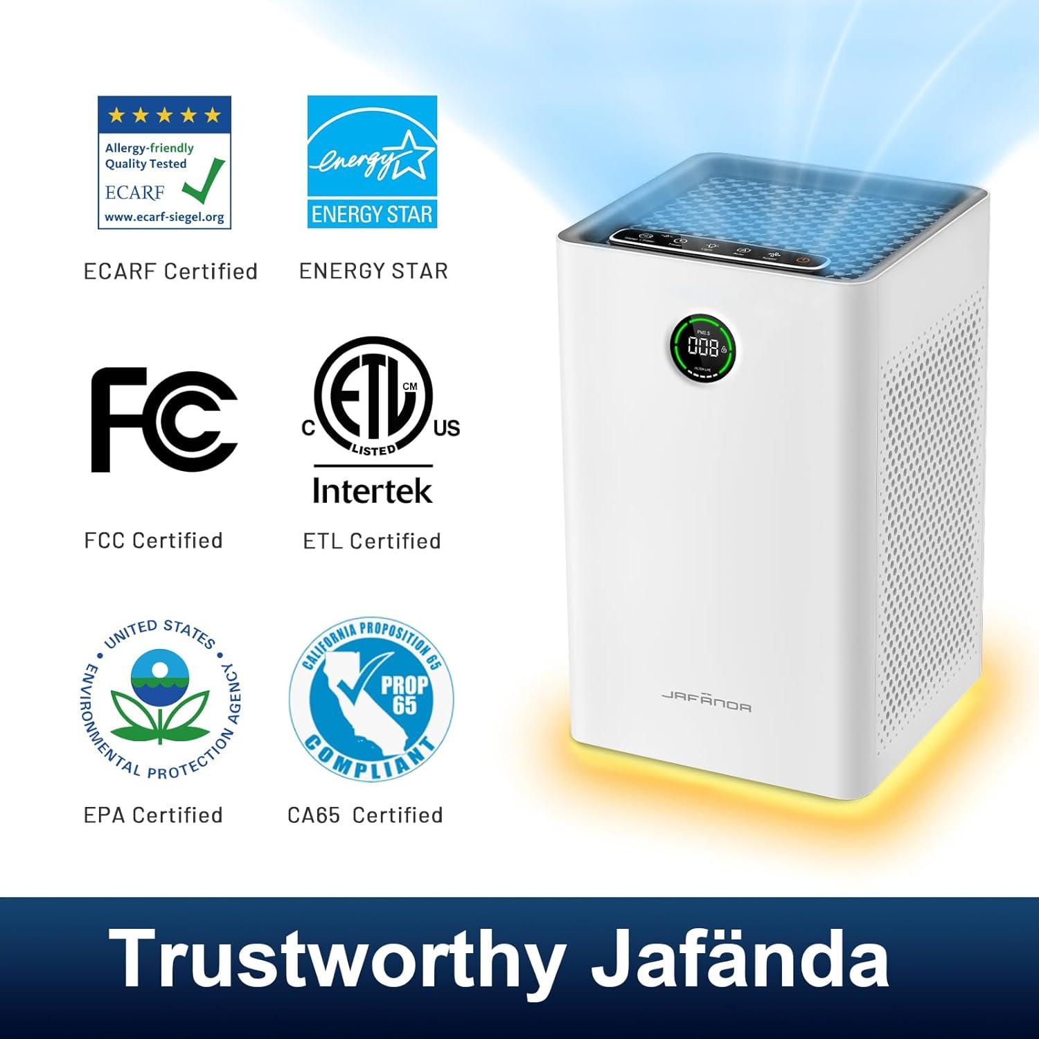 Purificador de aire Jafanda JF260 HEPA 13 para 110 m²