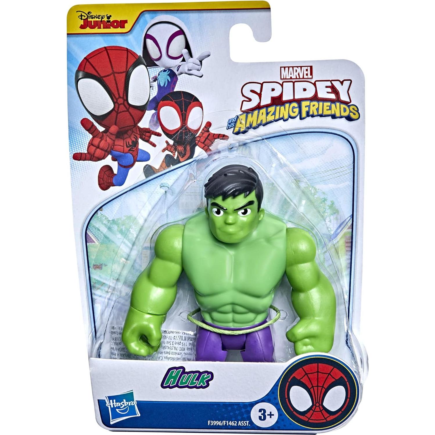 Figura de Acción Marvel Hulk 10 cm Hasbro Spidey Amigos