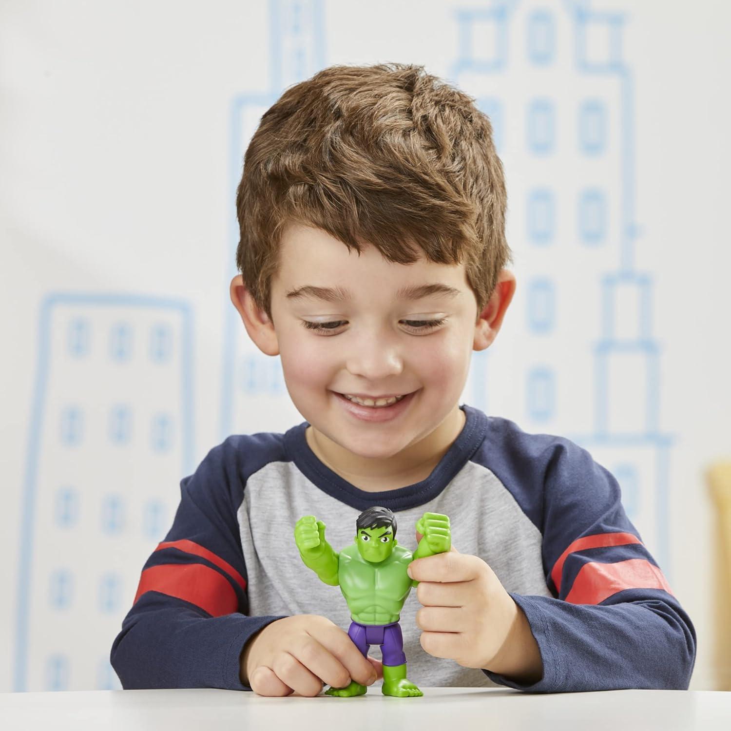 Figura de Acción Marvel Hulk 10 cm Hasbro Spidey Amigos