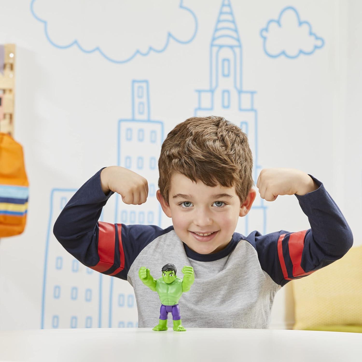 Figura de Acción Marvel Hulk 10 cm Hasbro Spidey Amigos