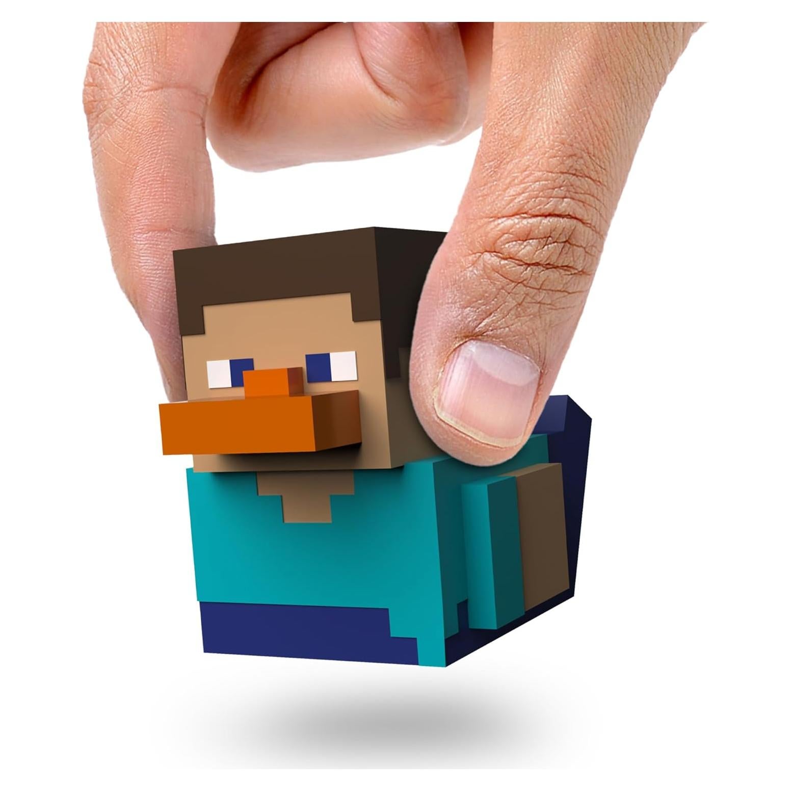 Figura de pato de goma TUBBZ Mini Steve - Minecraft
