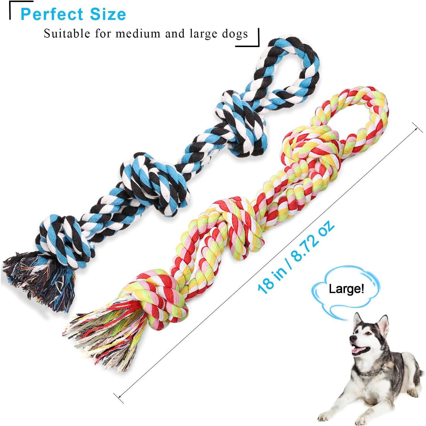Juguetes de Cuerda para Perros UPSKY - 2 Paquetes, 45.72cm