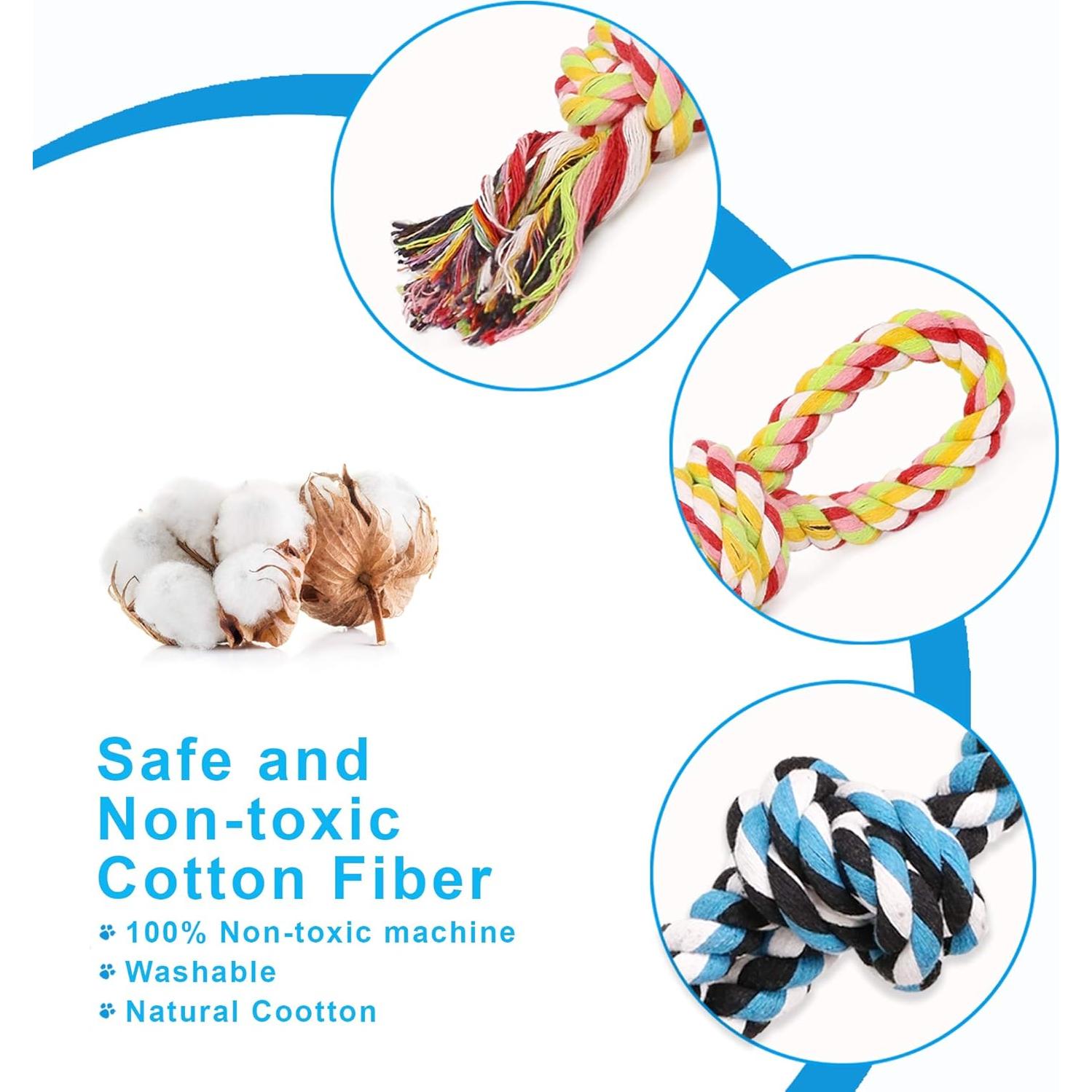 Juguetes de Cuerda para Perros UPSKY - 2 Paquetes, 45.72cm