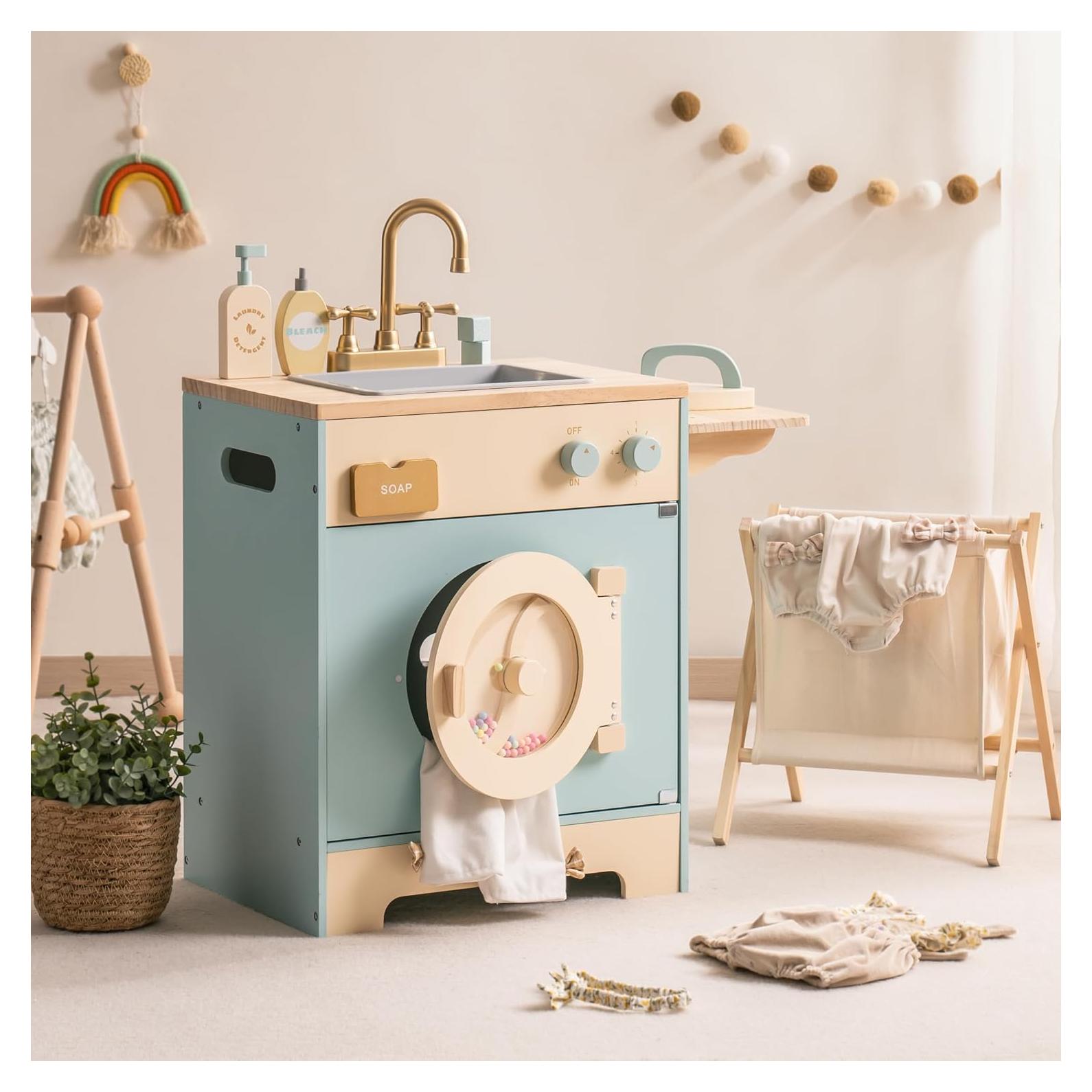 Set de Juego de Cocina Lavadora de Juguete ROBOTIME 7.51 kg