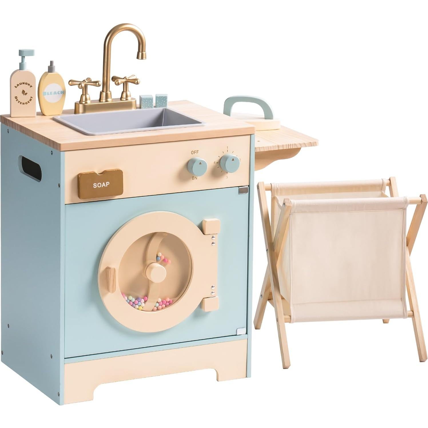 Set de Juego de Cocina Lavadora de Juguete ROBOTIME 7.51 kg