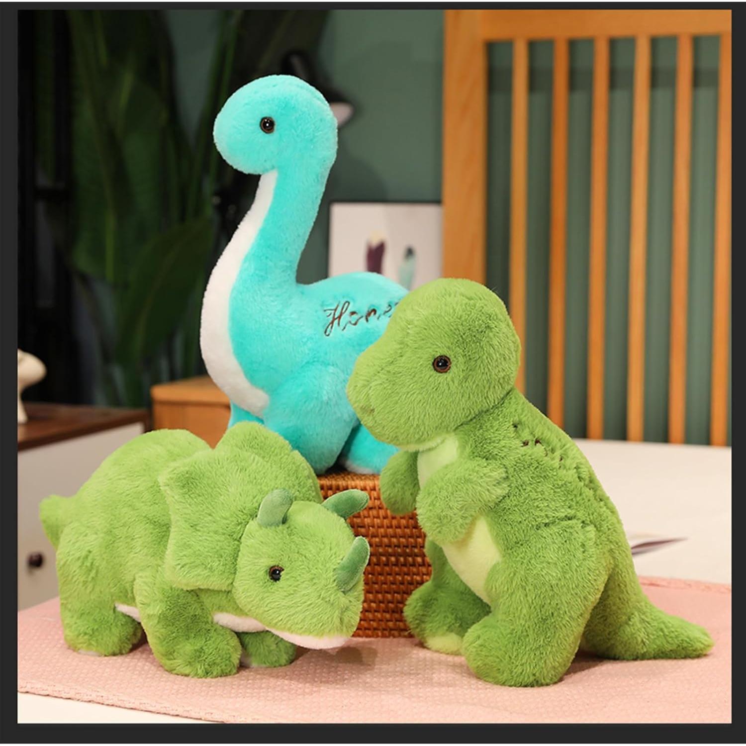 Set 4 Juguetes de Peluche Dinosaurio BUALR Suaves