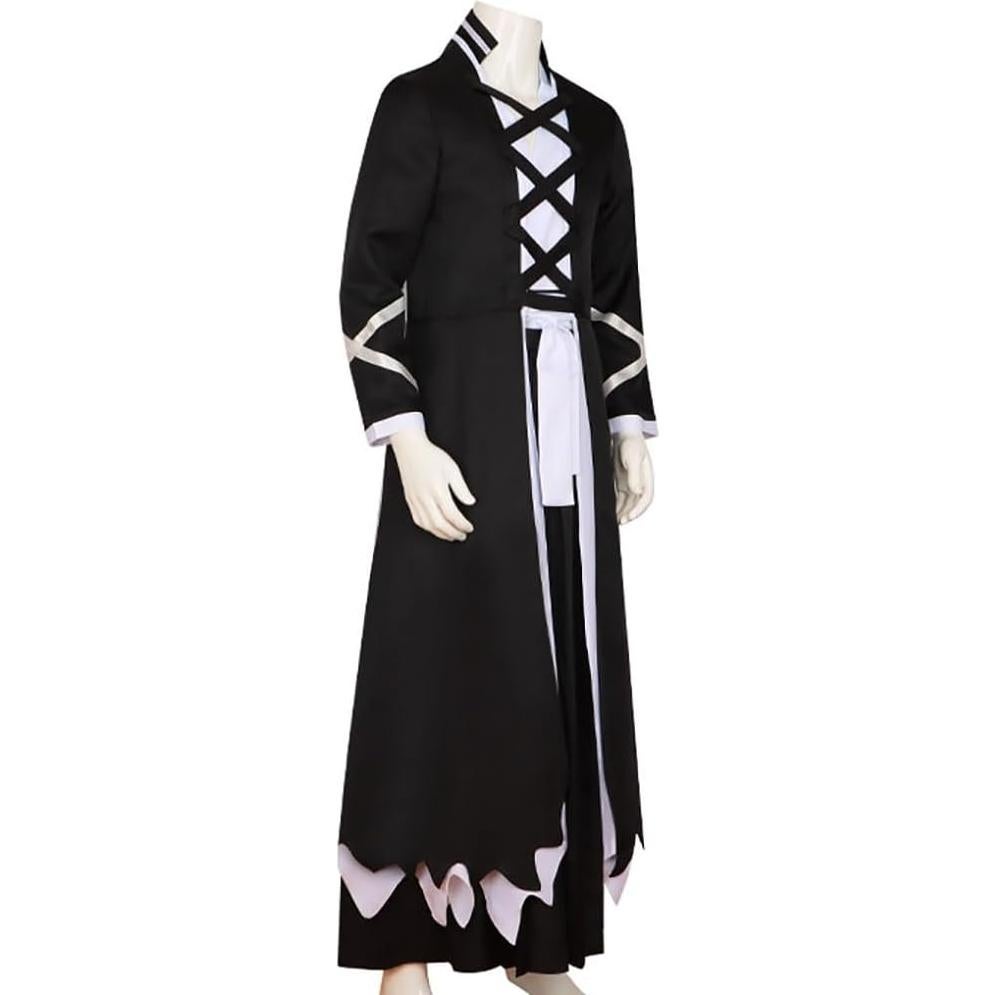 Disfraz Cosplay Kurosaki Unisex Adulto Capa Negra Kimono