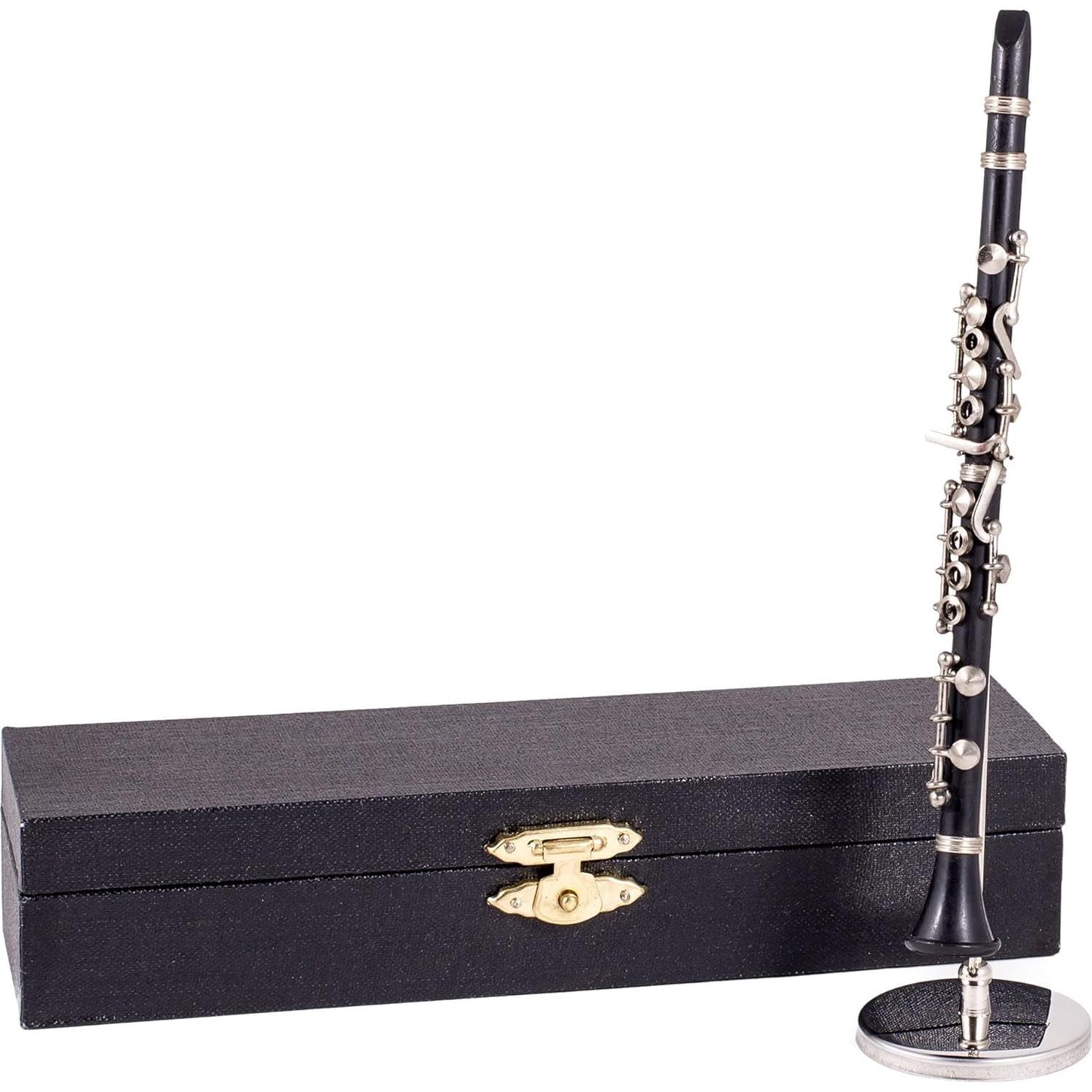 Réplica de Clarinete Negro Broadway Gift con Estuche - 15,88 cm
