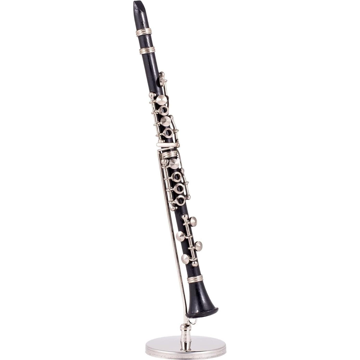 Réplica de Clarinete Negro Broadway Gift con Estuche - 15,88 cm